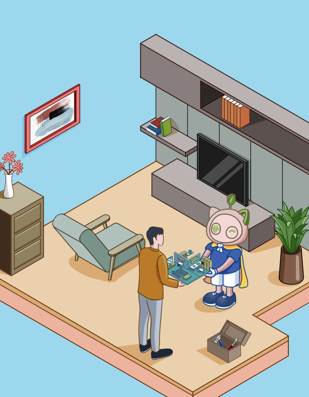 好萊客插畫海報(bào)